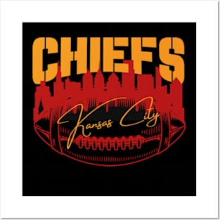 kc chiefs football Posters and Art